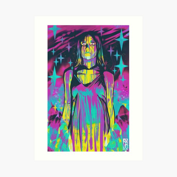 Neon Horror: Carrie Art Print