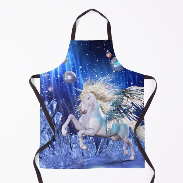 Item preview, Wonderful unicorn in a fantasy winter landscape designed and sold by nicky2342.