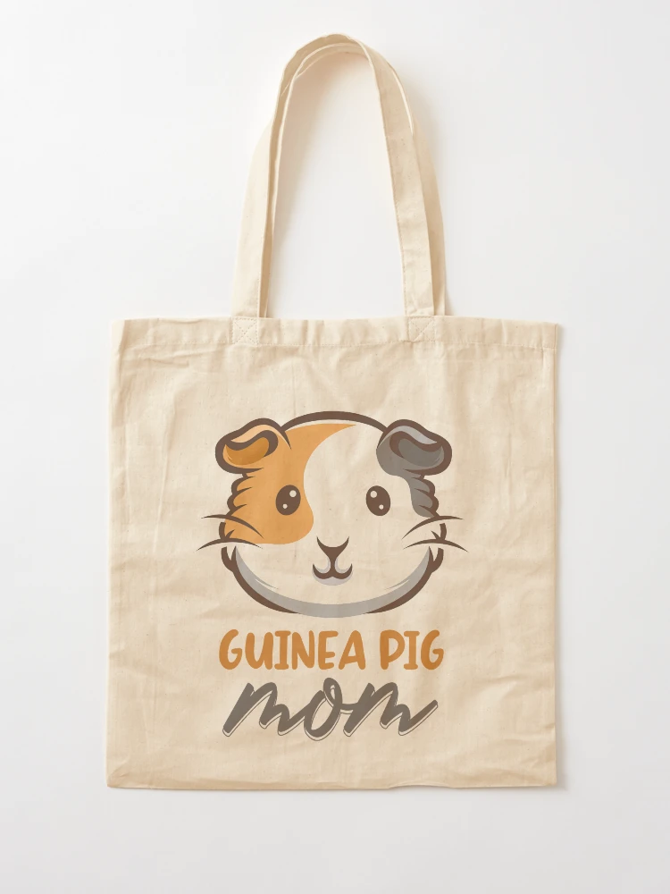 Guinea Pig Tote Canvas Tote Bag Double Sided Guinea Pig Lover Gift For Her Pet Lover Gift For Her Teacher Tote Cute Purse Shoulder Bag By 3DCandleCreations