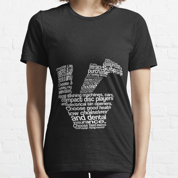 Choose Life Typography Essential T-Shirt