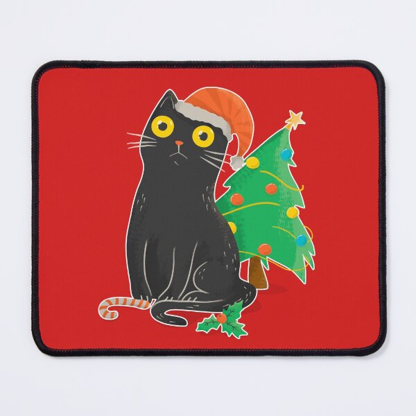 Item preview, Intense Gaze Cat - Christmas  designed and sold by zorrorojo.