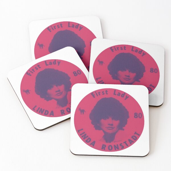 Item preview, linda ronstadt vintage pin designed and sold by wldvlt.