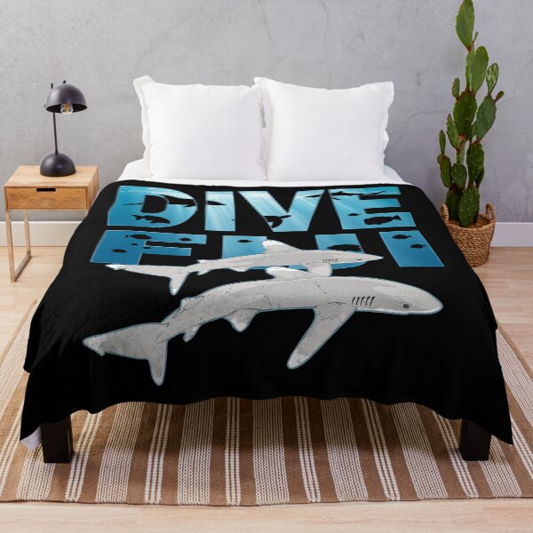 Item preview, Oceanic Whitetip Shark Dive Fiji designed and sold by NicGrayGraphic.