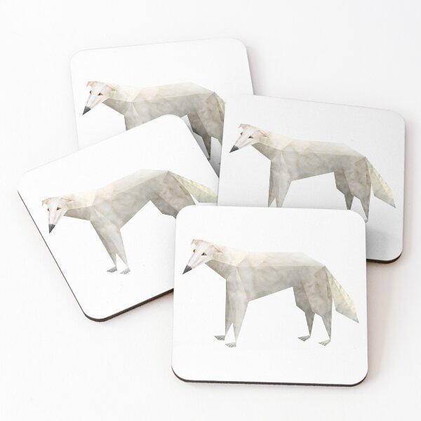 Item preview, low poly borzoi designed and sold by InkTheCrow.