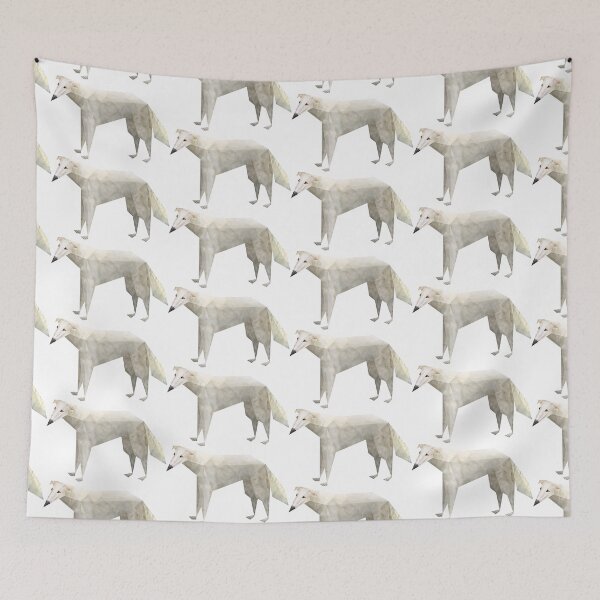 Item preview, low poly borzoi designed and sold by InkTheCrow.