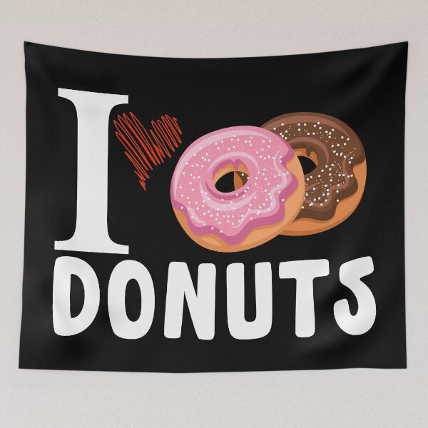 Artikelvorschau, Ich liebe Donuts entworfen und verkauft von Kitchen-Kitchen.