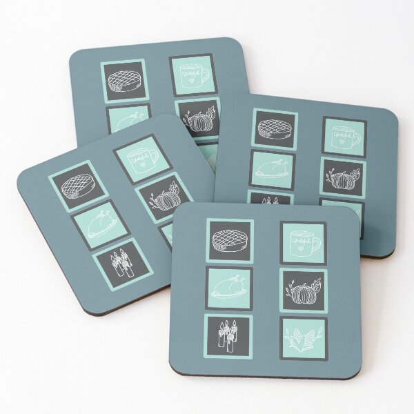 Item preview, Thanksgiving Design Collection - Cyan designed and sold by wynart.