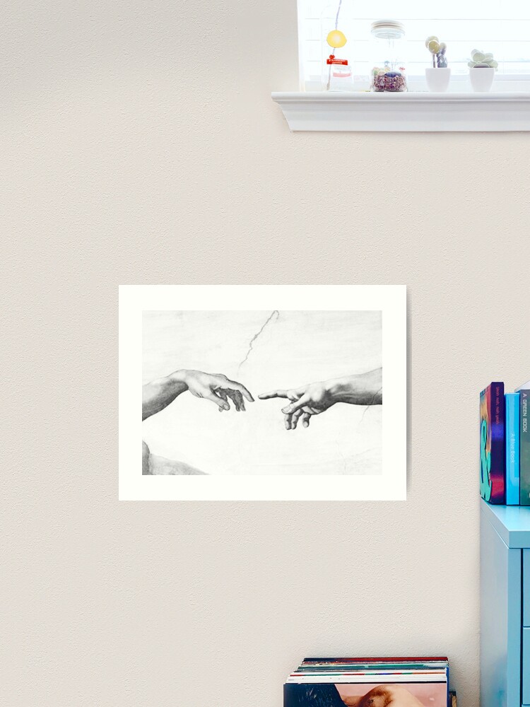 The Creation Of Adam Film Reel Wall Art Print - Wild Wall Art