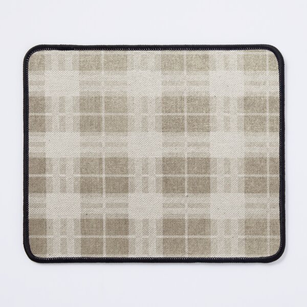 Item preview, Canvas Design with Neutral Tartan Check and a Great Texture designed and sold by simplydesignart.