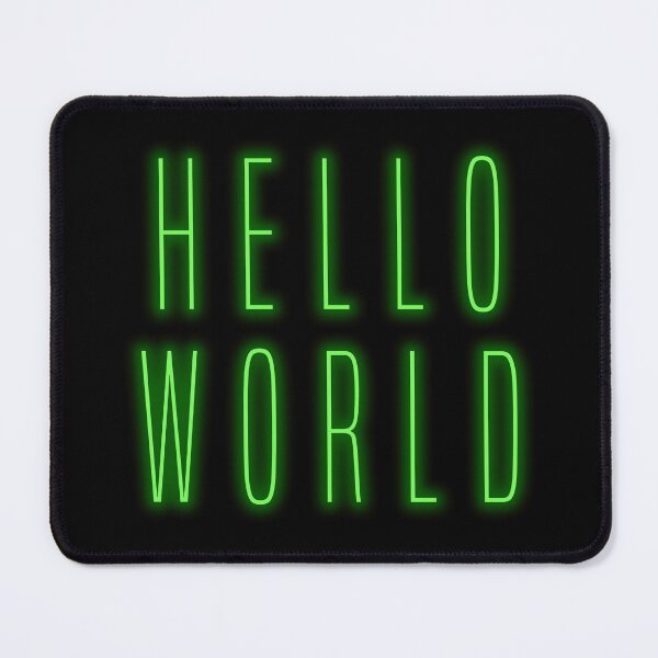 Item preview, Hello World designed and sold by alienfolklore.