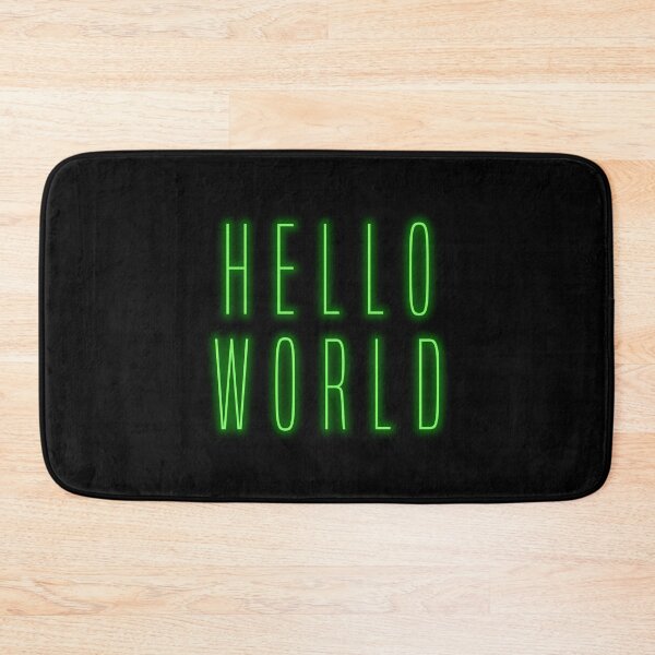 Item preview, Hello World designed and sold by alienfolklore.