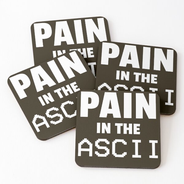 Item preview, Pain in the ASCII designed and sold by Texty-Tshirts.
