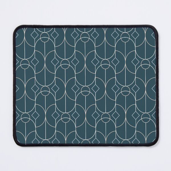 Item preview, Contemporary Bowed Symmetry in Aqua designed and sold by simplydesignart.