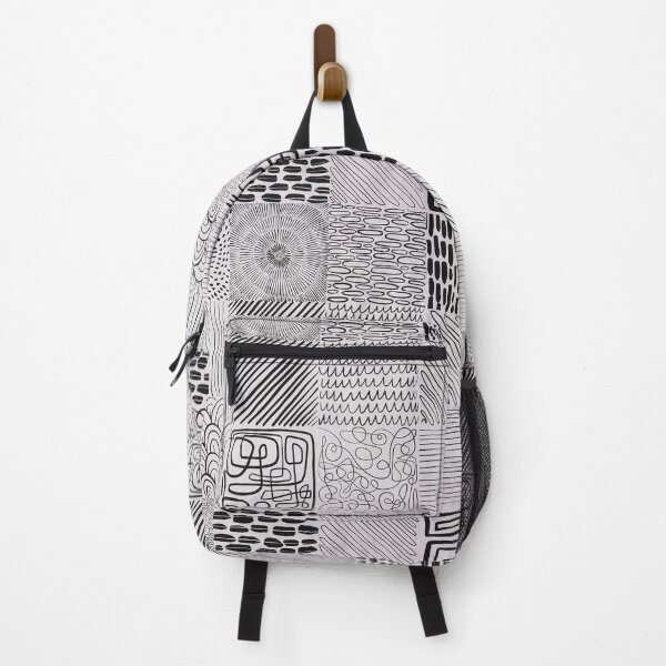 Item preview, geometrical doodle squares designed and sold by Gaia Marfurt.