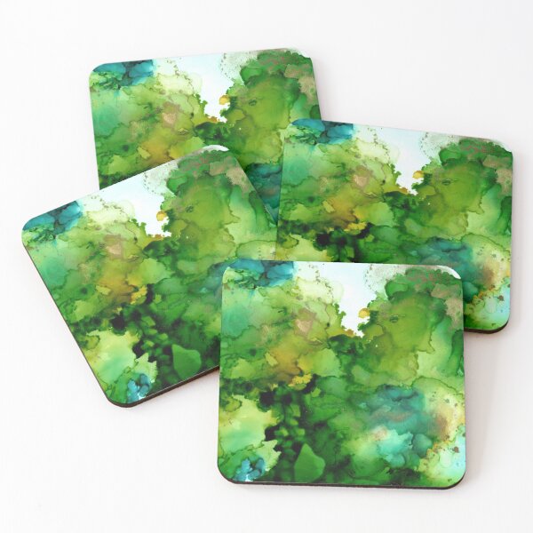 Item preview, Green, Yellow, Blue & Gold Ink designed and sold by Brinjen.