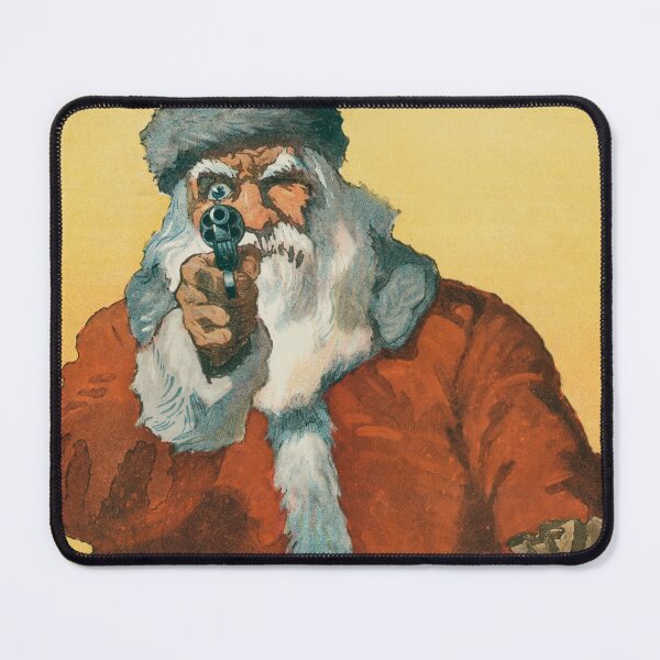 Item preview, "Hands up!" Santa Claus Pointing a Handgun designed and sold by DiazTv.