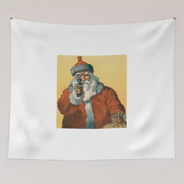 Item preview, "Hands up!"  Santa Claus Pointing a Handgun designed and sold by DiazTv.