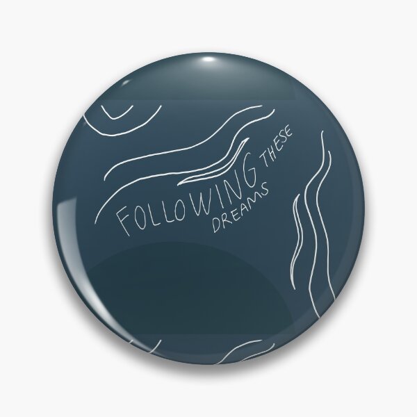 Artikelvorschau, Following These Dreams Art Print on Dark Blue entworfen und verkauft von lineartdesigns.