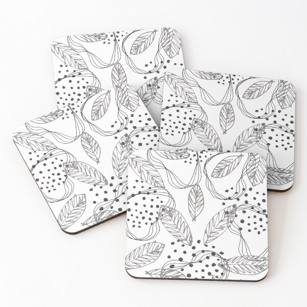 Item preview, Dots and Leaves designed and sold by KinAndOlive.