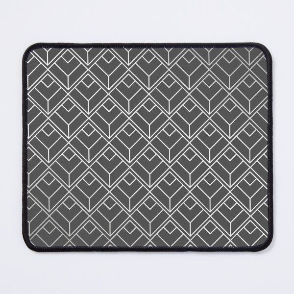 Item preview, Modern Diamond Pattern in Charcoal Grey designed and sold by simplydesignart.