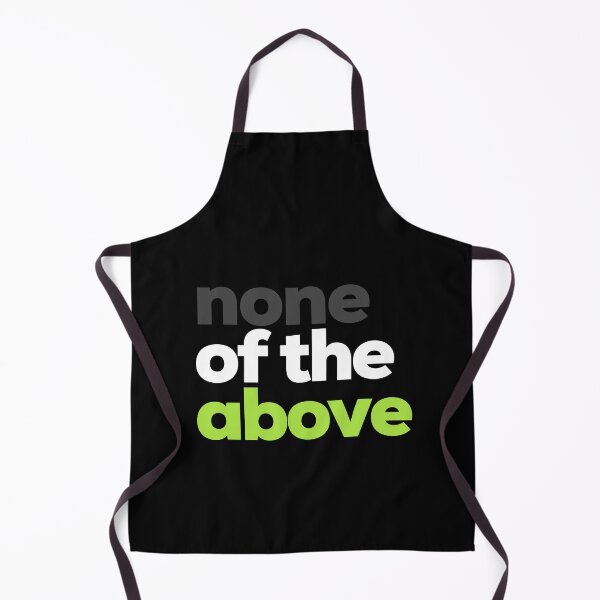 Item preview, None of the Above. Agender Pride designed and sold by Subtle Pride Shop.