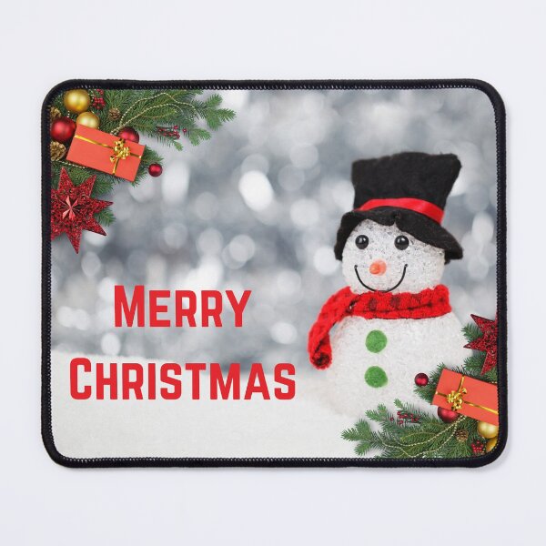 Item preview, Snow Man Merry Christmas designed and sold by MEBH.
