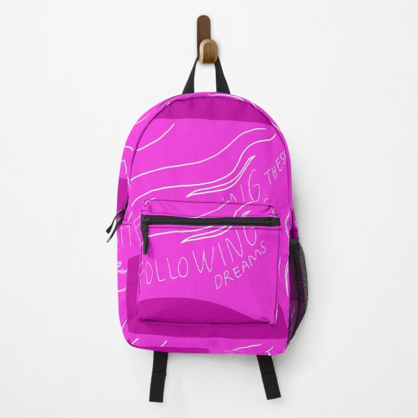 Item preview, Following These Dreams Art Print on Magenta designed and sold by lineartdesigns.