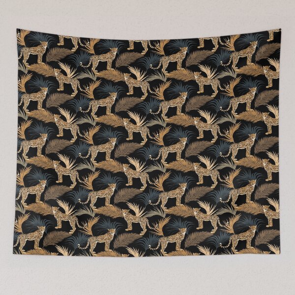Item preview, marine tropical background with leopard designed and sold by PatrickRobbin.