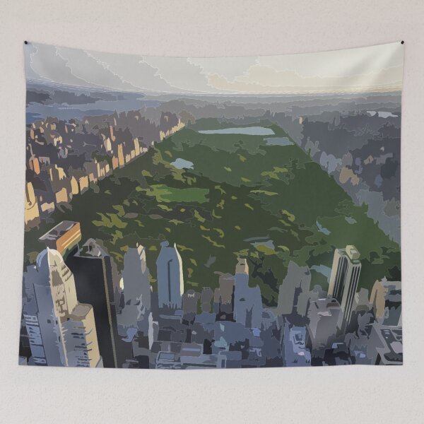 Item preview, Central Park Painting From Above designed and sold by Positive Lad.