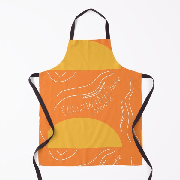 Artikelvorschau, Following These Dreams Art Print on Orange entworfen und verkauft von lineartdesigns.