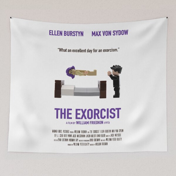 Item preview, The Exorcist directed by William Friedkin 1973 - Original designed Alternative Cult Movie art designed and sold by cinemadnesshirt.
