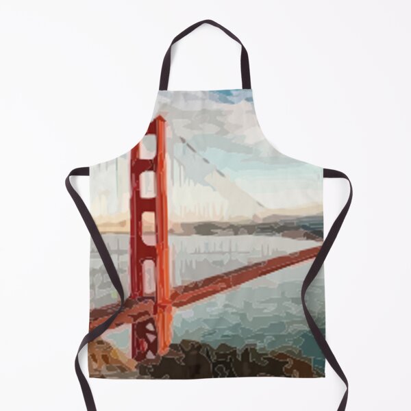 Item preview, Golden Gate Bridge Abstract Painting designed and sold by Positive Lad.