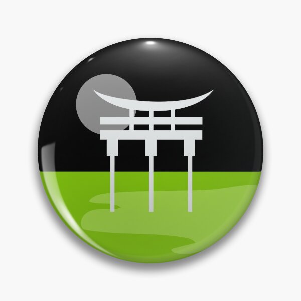Item preview, Japanese Torii Gate Landscape. Agender Pride designed and sold by Subtle Pride Shop.
