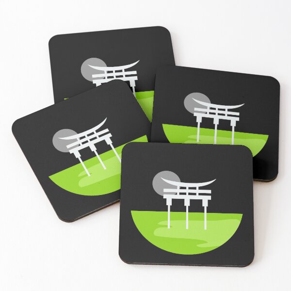 Item preview, Japanese Torii Gate Landscape. Agender Pride designed and sold by Subtle Pride Shop.