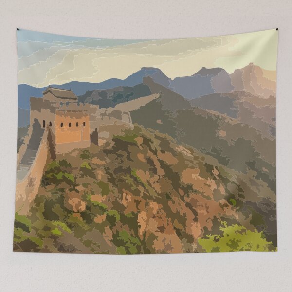 Item preview, Great Wall of China Painting designed and sold by Positive Lad.