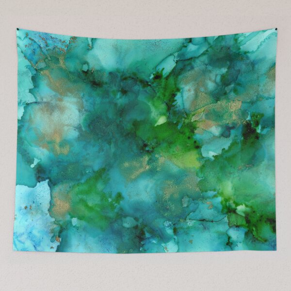 Item preview, Turquoise, Green & Gold designed and sold by Brinjen.