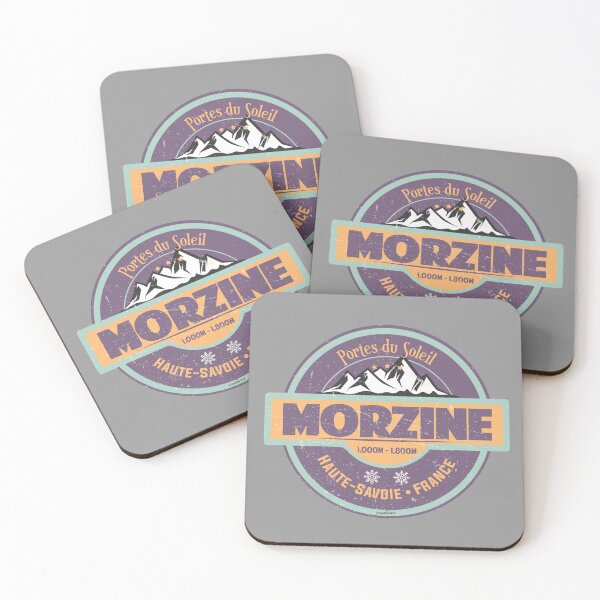 Item preview, Morzine France Ski Skiing Alpes Sticker T-Shirt 02 designed and sold by OuterShellUK.