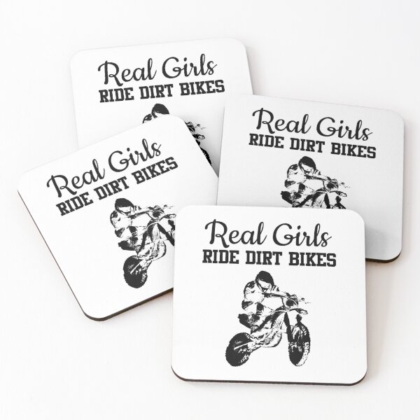 Item preview, Real Girls Ride Dirt Bikes designed and sold by EstelleStar.