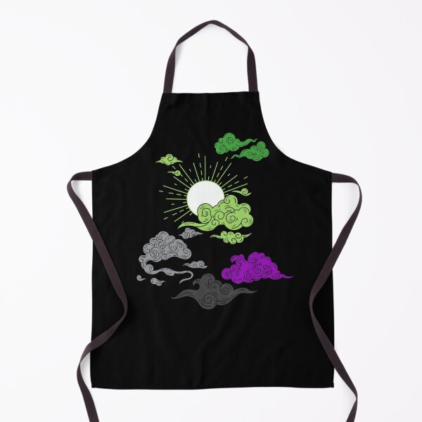 Item preview, Sun and Clouds Aro Ace. Aroace Pride designed and sold by Subtle Pride Shop.