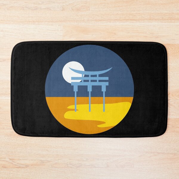 Item preview, Japanese Torii Gate Landscape Aro Ace. Aroace Pride designed and sold by Subtle Pride Shop.