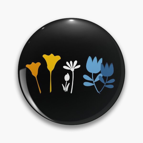 Item preview, Standing Flower Patch Aro Ace. Aroace Pride designed and sold by Subtle Pride Shop.
