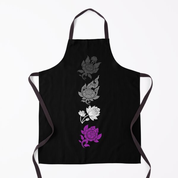 Item preview, Asian Flower Art Ace. Asexual Pride designed and sold by Subtle Pride Shop.