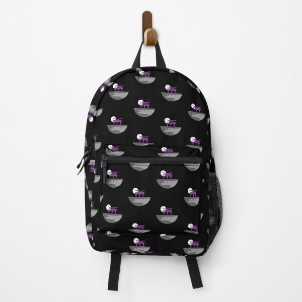 Item preview, Japanese Torii Gate Landscape Ace. Asexual Pride designed and sold by Subtle Pride Shop.