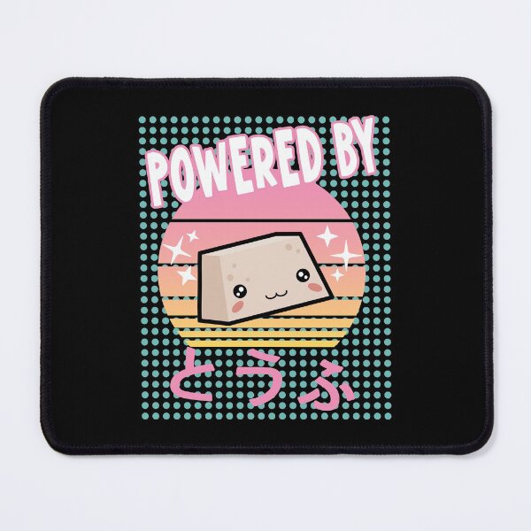 Item preview, Powered By Tofu, 90s japanese kawaii tofu designed and sold by samah82.