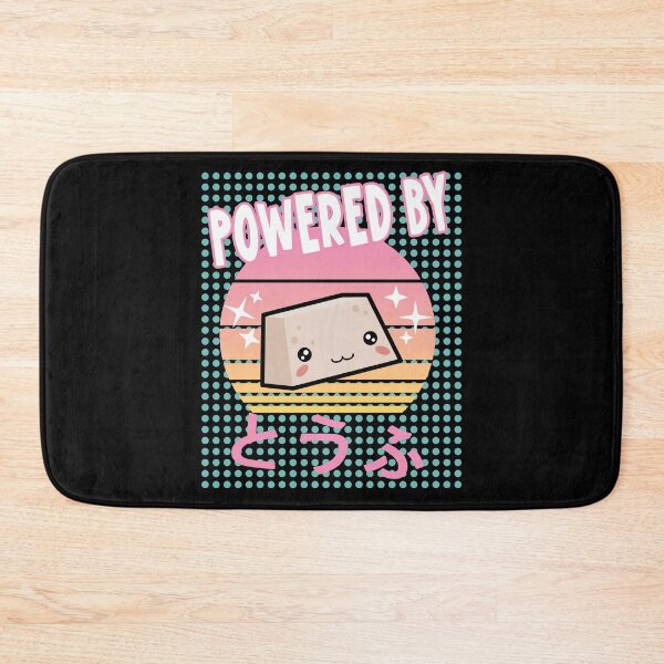 Item preview, Powered By Tofu, 90s japanese kawaii tofu designed and sold by samah82.