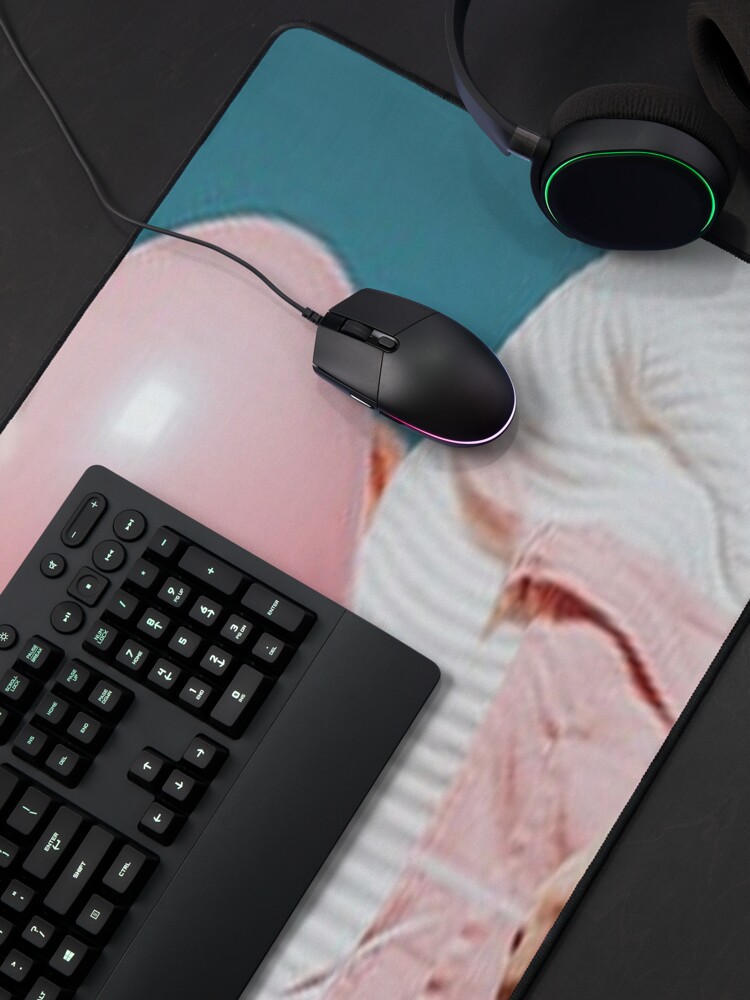 Alternate view of Girl holding balloon Mouse Pad