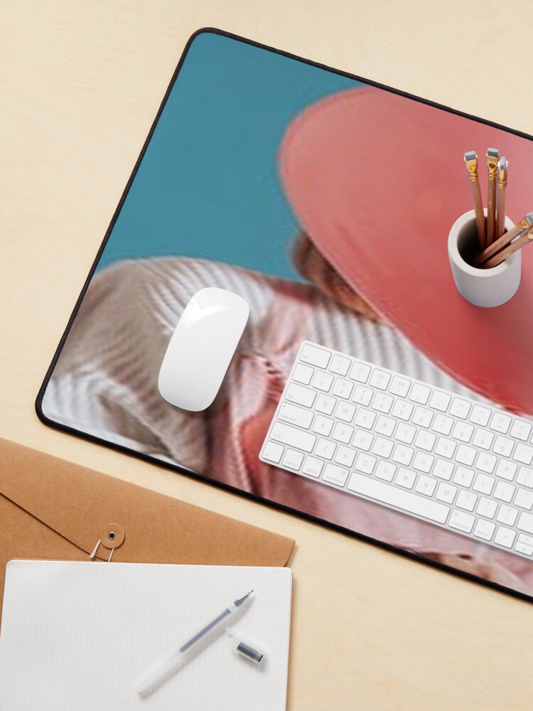 Alternate view of Girl holding balloon Mouse Pad