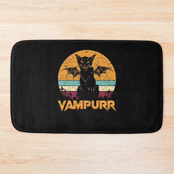 Item preview, Vampurr Vintage Funny Cat Lover Halloween designed and sold by RyanOlverStore.