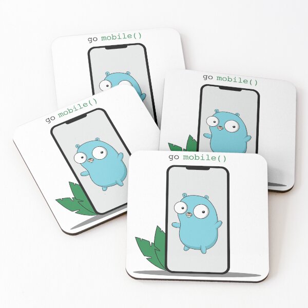 Item preview, Golang Gopher Goes Mobile designed and sold by cookieandcode.