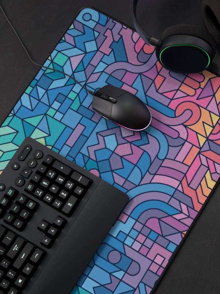 Alternate view of Colourful Chaos Mouse Pad
